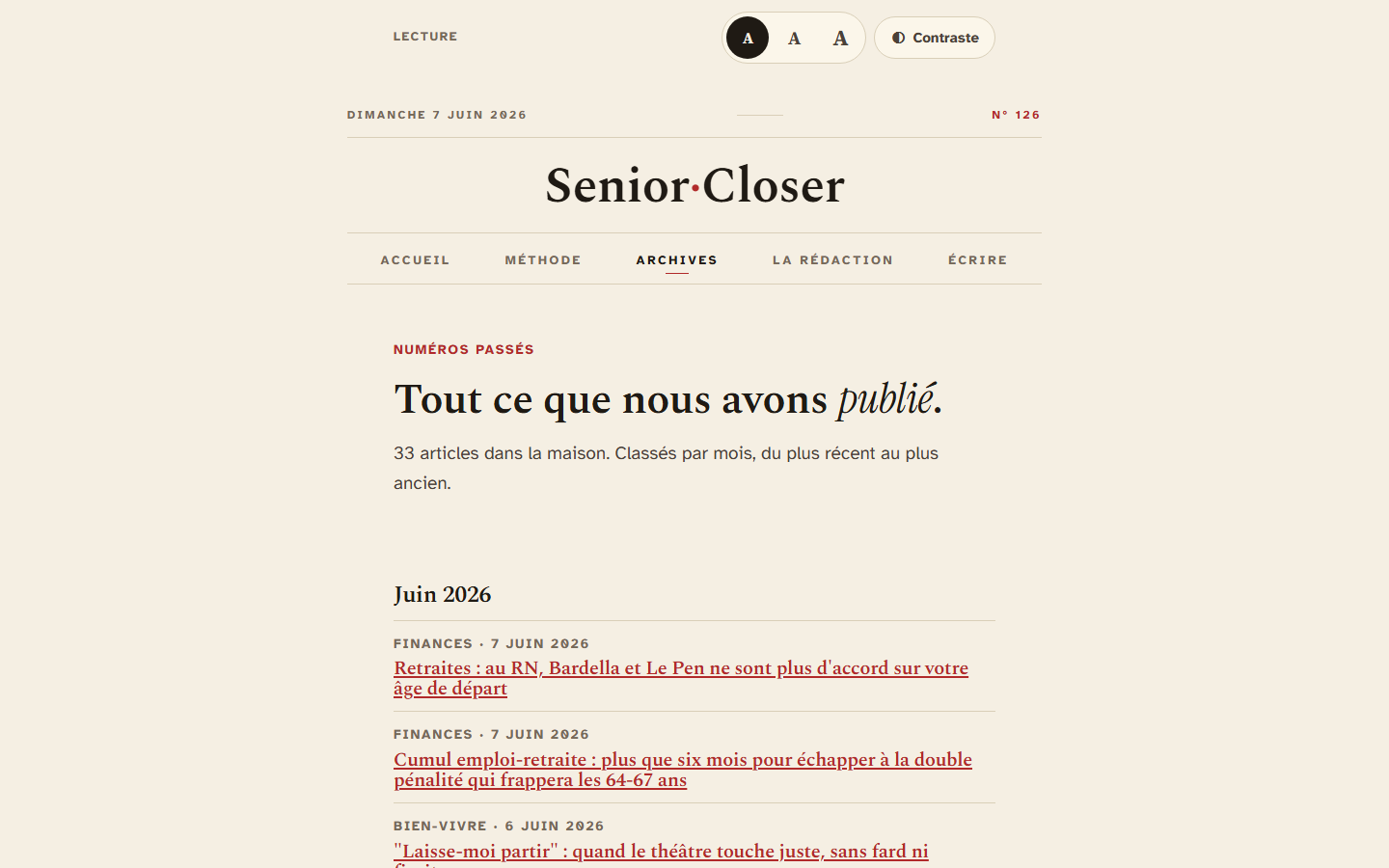 Senior Closer